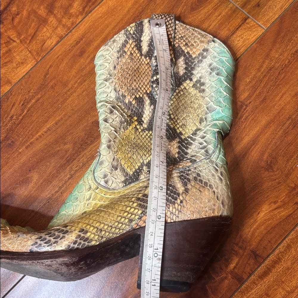 Old Gringo for BOOT STAR Hand Dyed Python Cowboy Boots! - Picture 6 of 12
